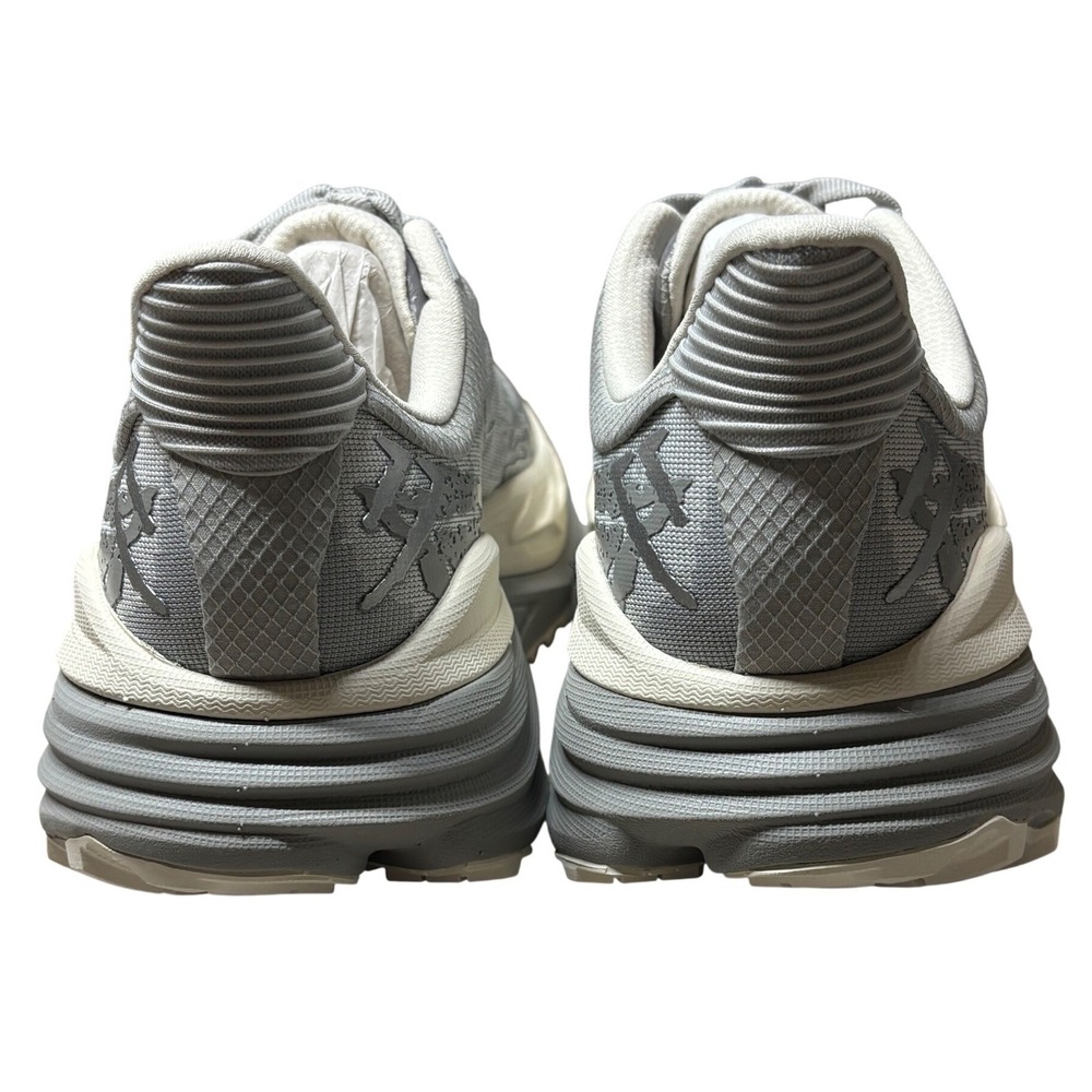 New in Box Mens Hoka Stinson 7 Trail Running Shoes Grey White Sz 8D 1141530-SLBS - Picture 4 of 8